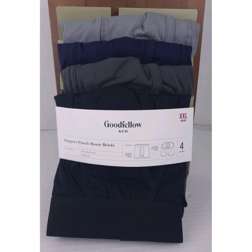 Goodfellow & Co - Men's Support Pouch Boxer Briefs 4pk - size XXL Multicolor NEW